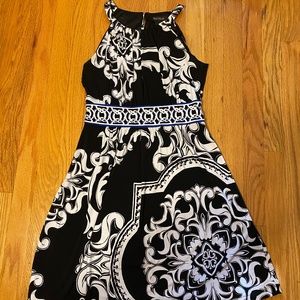White&Black elegant dress